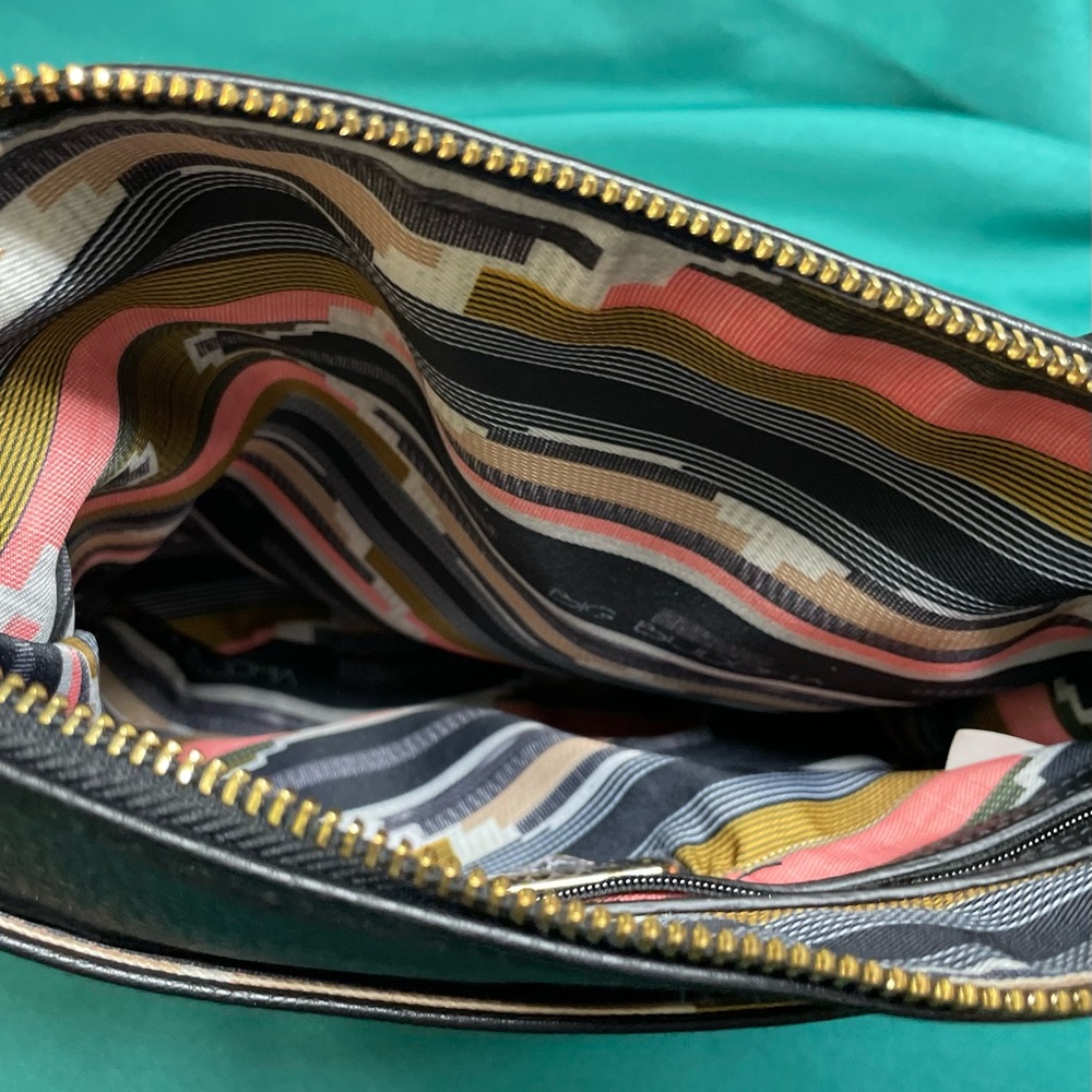 Big Buddha Black Crossbody Bag with Gold Details - Picture 9 of 13